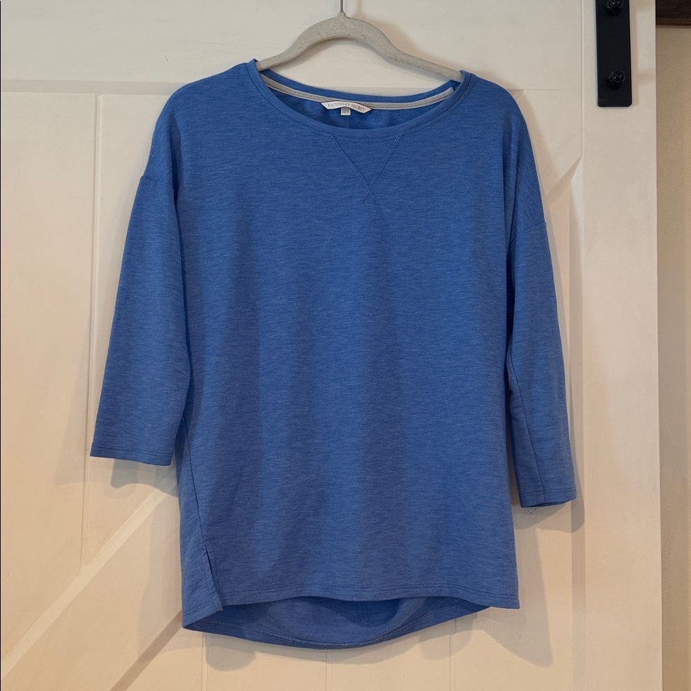 Victoria's Secret Blue Relaxed Long Sleeve Tee